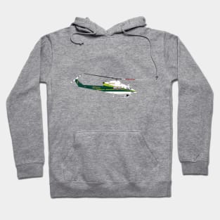 Miami Dade Aire Rescue Helicopter Hoodie